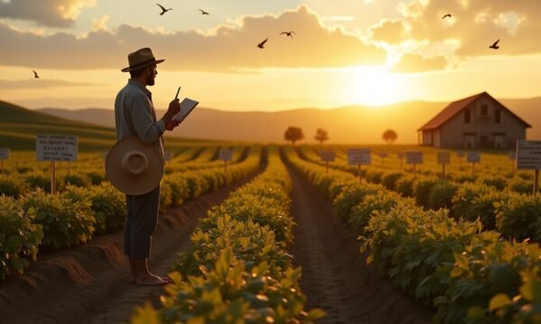 I wake up with the morning sun, My fields are quiet, work's begun. I’ve planted seeds with care and grace, But something’s missing in this place.