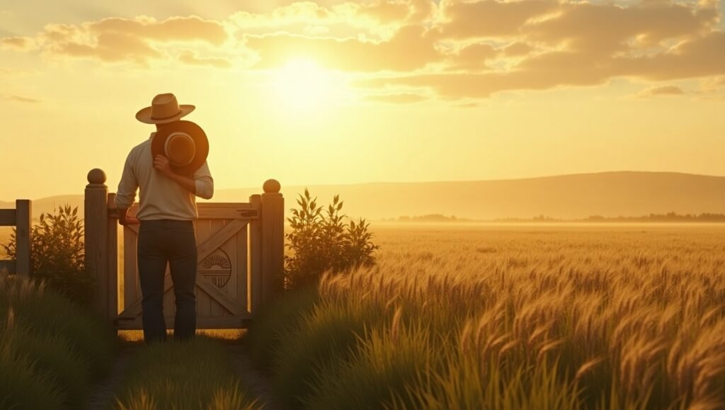 In the hush of dawn with the fields still wide, I stand at the edge, where the wheat meets sky. With hands in the soil and hope in my chest, I branded my harvest, I gave it my best.