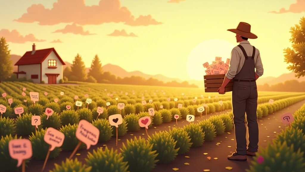 The sun hung low over the golden hills as the farmer stood at the edge of his land, gazing over fields that once were barren but now bloomed with promise. His crops swayed gently in the evening breeze—a beautiful sight born from years of toil, vision, and grit. He had cultivated his brand like his soil: patiently, purposefully, and with a heart full of dreams.