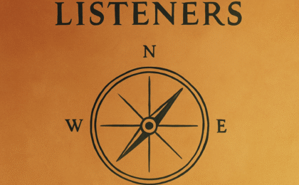 The Listeners 14 He built his dreams on sleepless nights, Plans and visions, endless lights. But something whispered soft and low, “You can’t just build — you have to know.