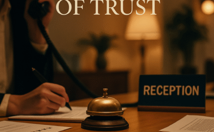 Heartbeat of Trust 10 Album cover for “Heartbeat of Trust” — a poetic song about empathy, customer care, and the emotional rhythm that builds trust in hospitality brands.