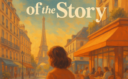 Voice of the Story 7 Album cover art for “Voice of the Story” — an inspirational indie pop song about storytelling, branding, and emotional connection in business by Direct Moi.