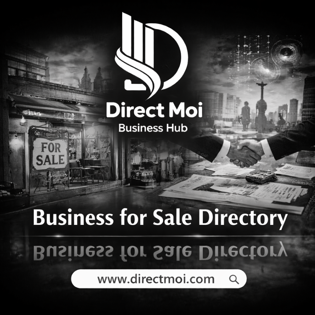🌍 In a world where business sale opportunities are scattered across platforms and markets, the Direct Moi Selling Directory brings them together in one place. Whether you’re selling locally or globally, buyers and investors can discover businesses for sale across hospitality, retail, services, tech, manufacturing, and more — all in one hub.